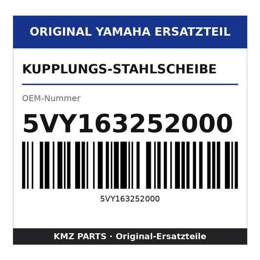 Yamaha Kupplungs-Stahlscheibe 5VY163252000