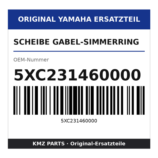 Yamaha Scheibe Gabel-Simmerring 5XC231460000
