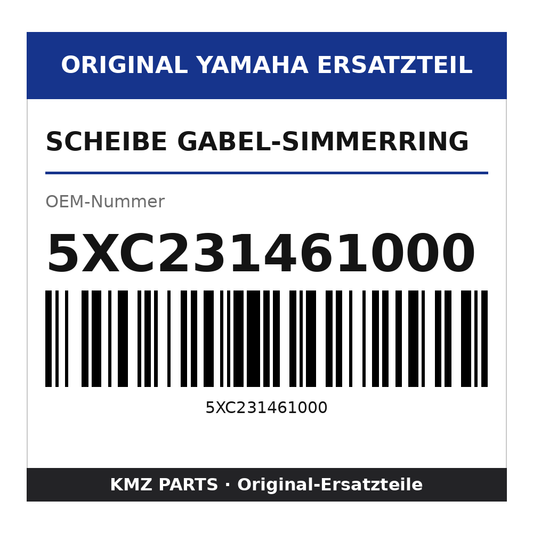 Yamaha Scheibe Gabel-Simmerring 5XC231461000
