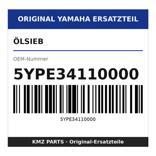 Yamaha Ölsieb 5YPE34110000