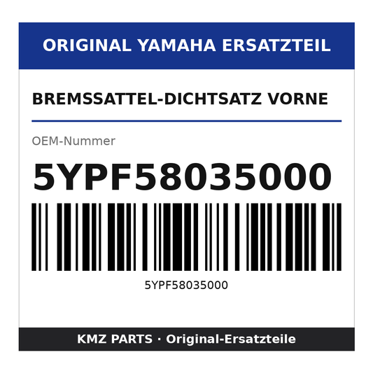 Yamaha Bremssattel-Dichtsatz vorne 5YPF58035000
