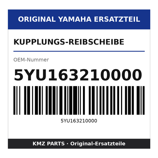 Yamaha Kupplungs-Reibscheibe 5YU163210000