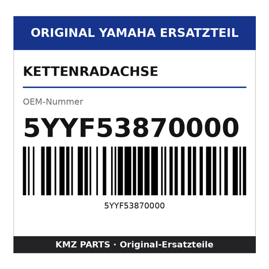 Yamaha Kettenradachse 5YYF53870000