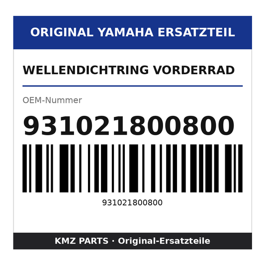 Yamaha Wellendichtring Vorderrad 931021800800