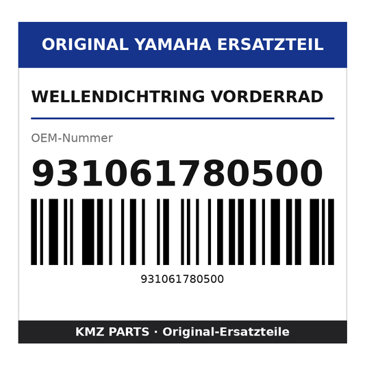 Yamaha Wellendichtring Vorderrad 931061780500