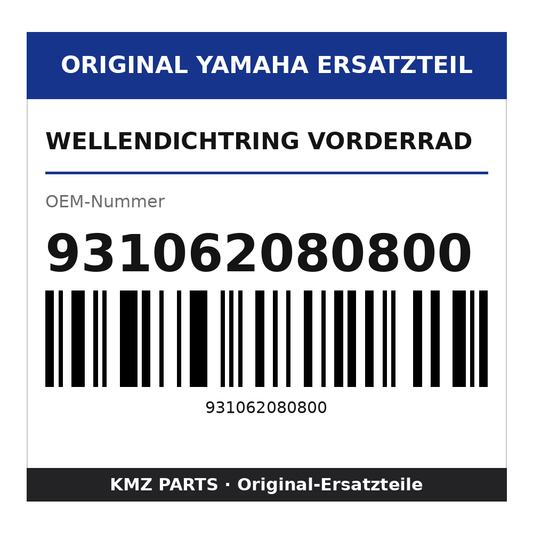 Yamaha Wellendichtring Vorderrad 931062080800