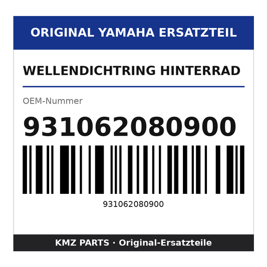 Yamaha Wellendichtring Hinterrad 931062080900