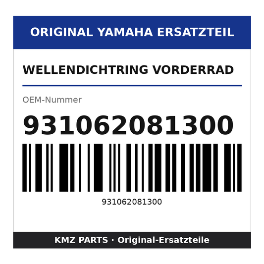 Yamaha Wellendichtring Vorderrad 931062081300