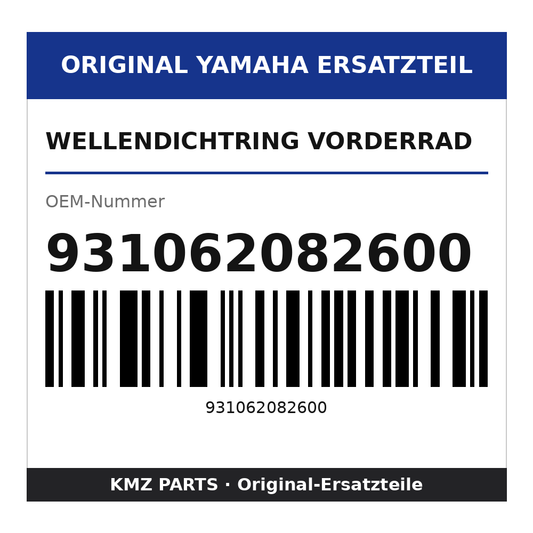Yamaha Wellendichtring Vorderrad 931062082600