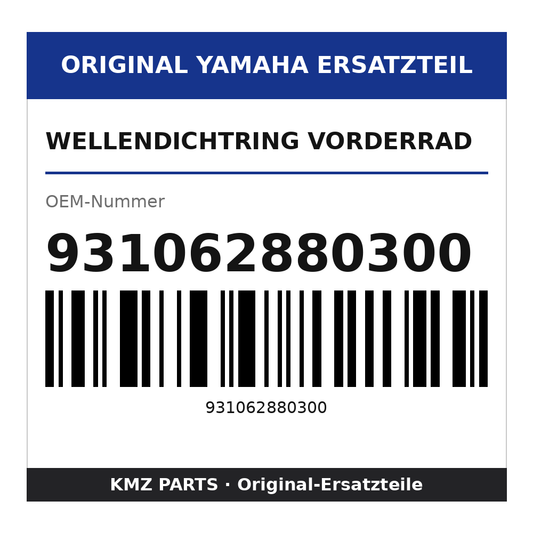 Yamaha Wellendichtring Vorderrad 931062880300