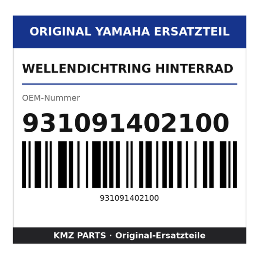 Yamaha Wellendichtring Hinterrad 931091402100