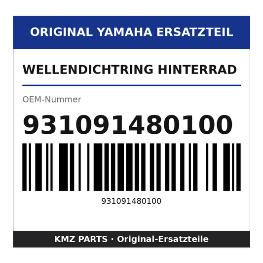 Yamaha Wellendichtring Hinterrad 931091480100