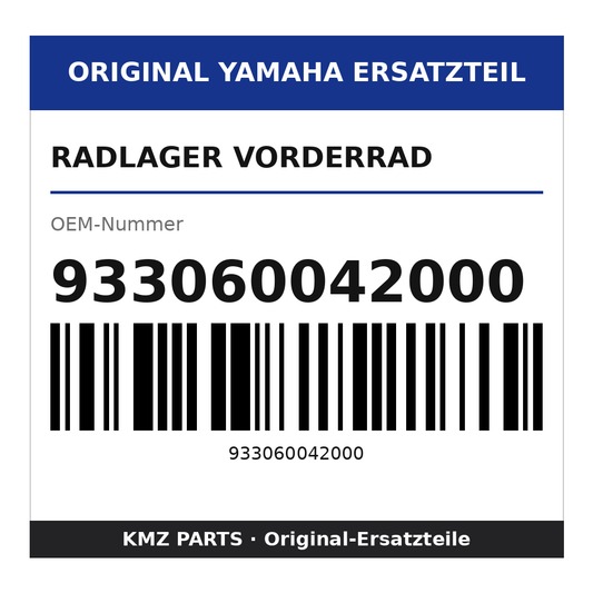 Yamaha Radlager Vorderrad 933060042000
