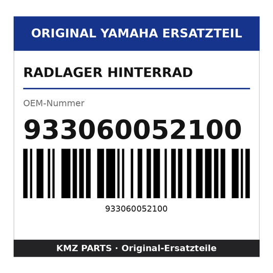 Yamaha Radlager Hinterrad 933060052100