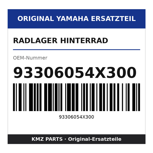 Yamaha Radlager Hinterrad 93306054X300