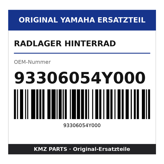 Yamaha Radlager Hinterrad 93306054Y000