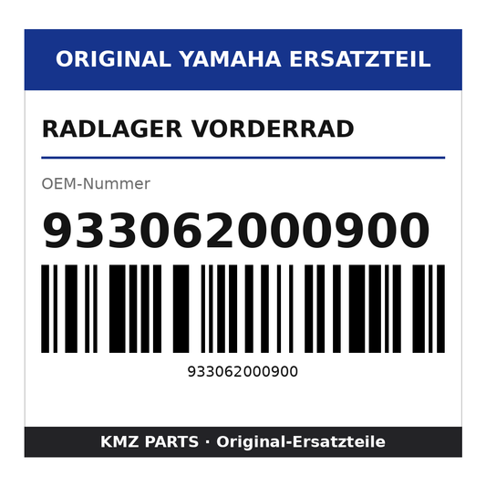Yamaha Radlager Vorderrad 933062000900
