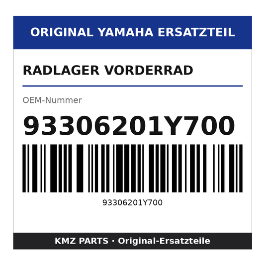 Yamaha Radlager Vorderrad 93306201Y700