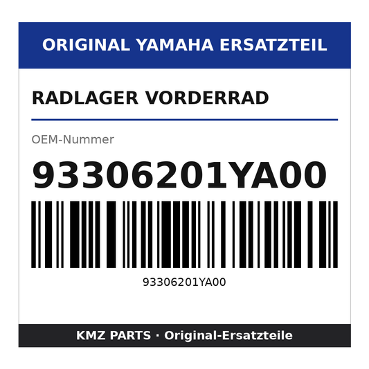 Yamaha Radlager Vorderrad 93306201YA00