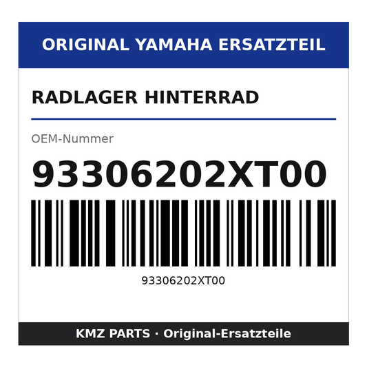 Yamaha Radlager Hinterrad 93306202XT00