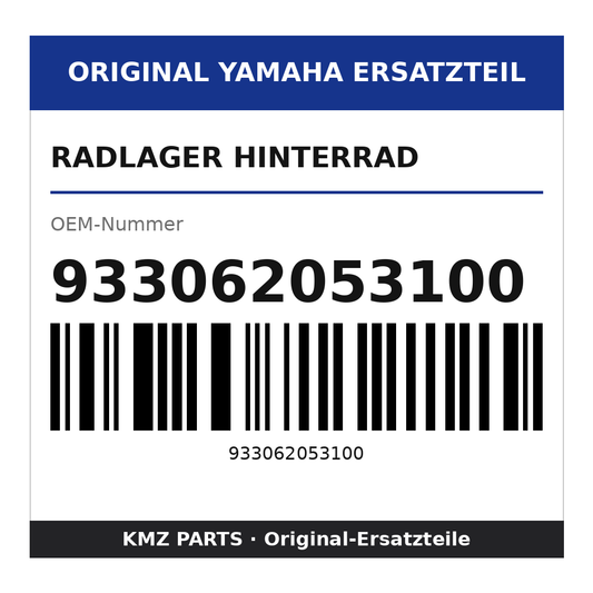 Yamaha Radlager Hinterrad 933062053100