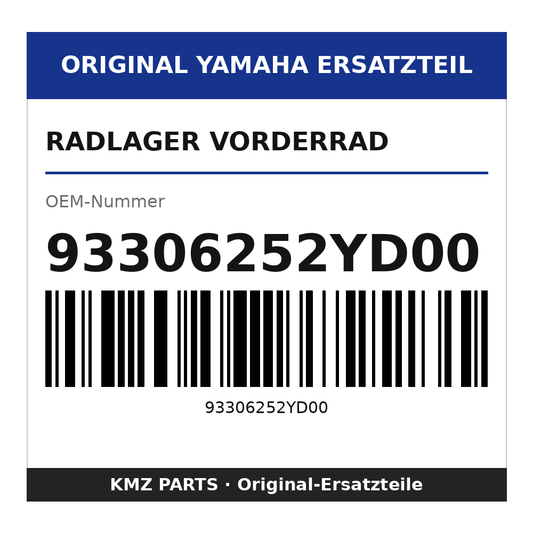 Yamaha Radlager Vorderrad 93306252YD00