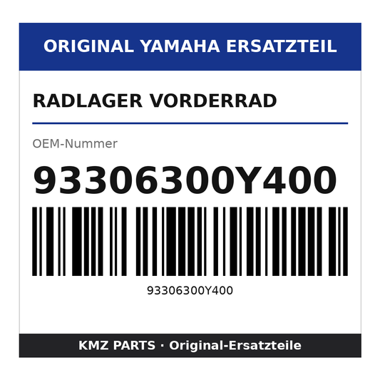 Yamaha Radlager Vorderrad 93306300Y400