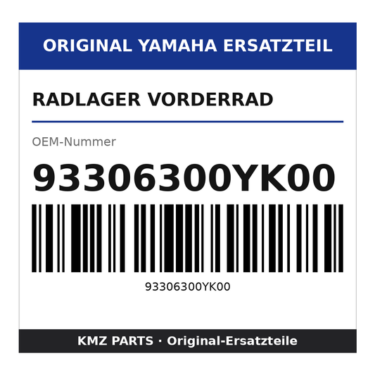 Yamaha Radlager Vorderrad 93306300YK00