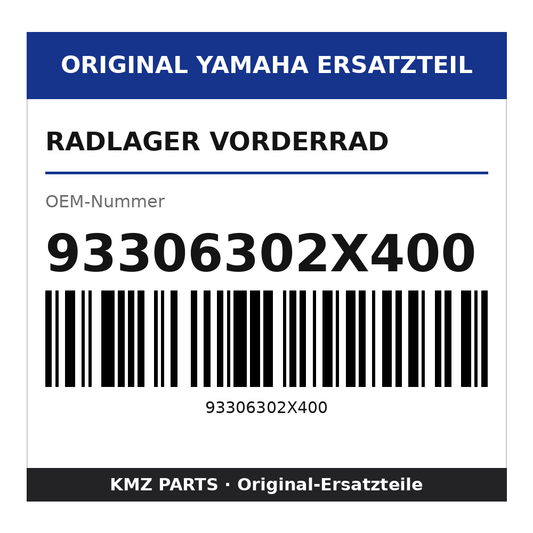 Yamaha Radlager Vorderrad 93306302X400