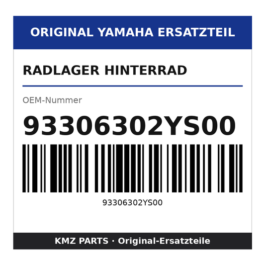 Yamaha Radlager Hinterrad 93306302YS00