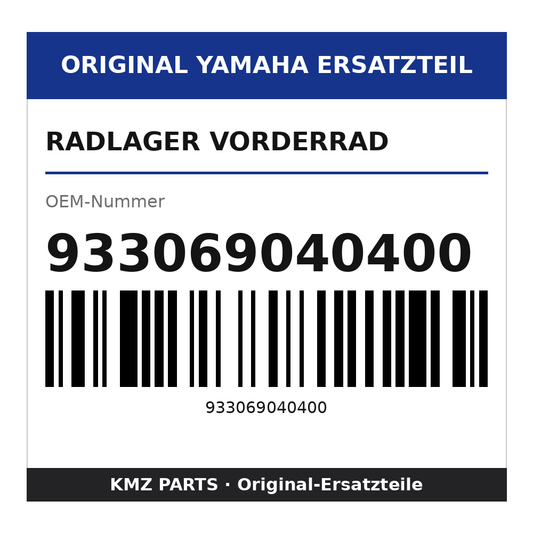 Yamaha Radlager Vorderrad 933069040400