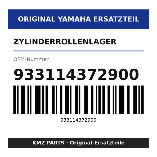 Yamaha Zylinderrollenlager 933114372900