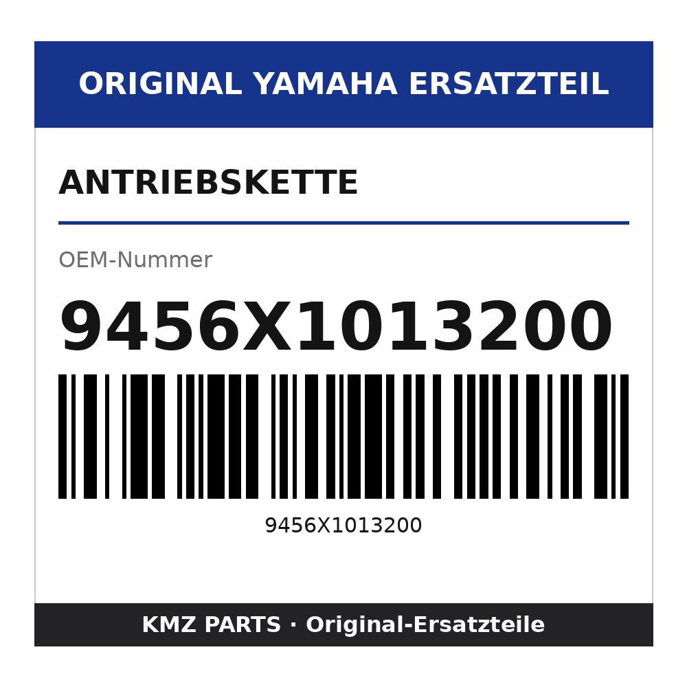 Yamaha Antriebskette 9456X1013200