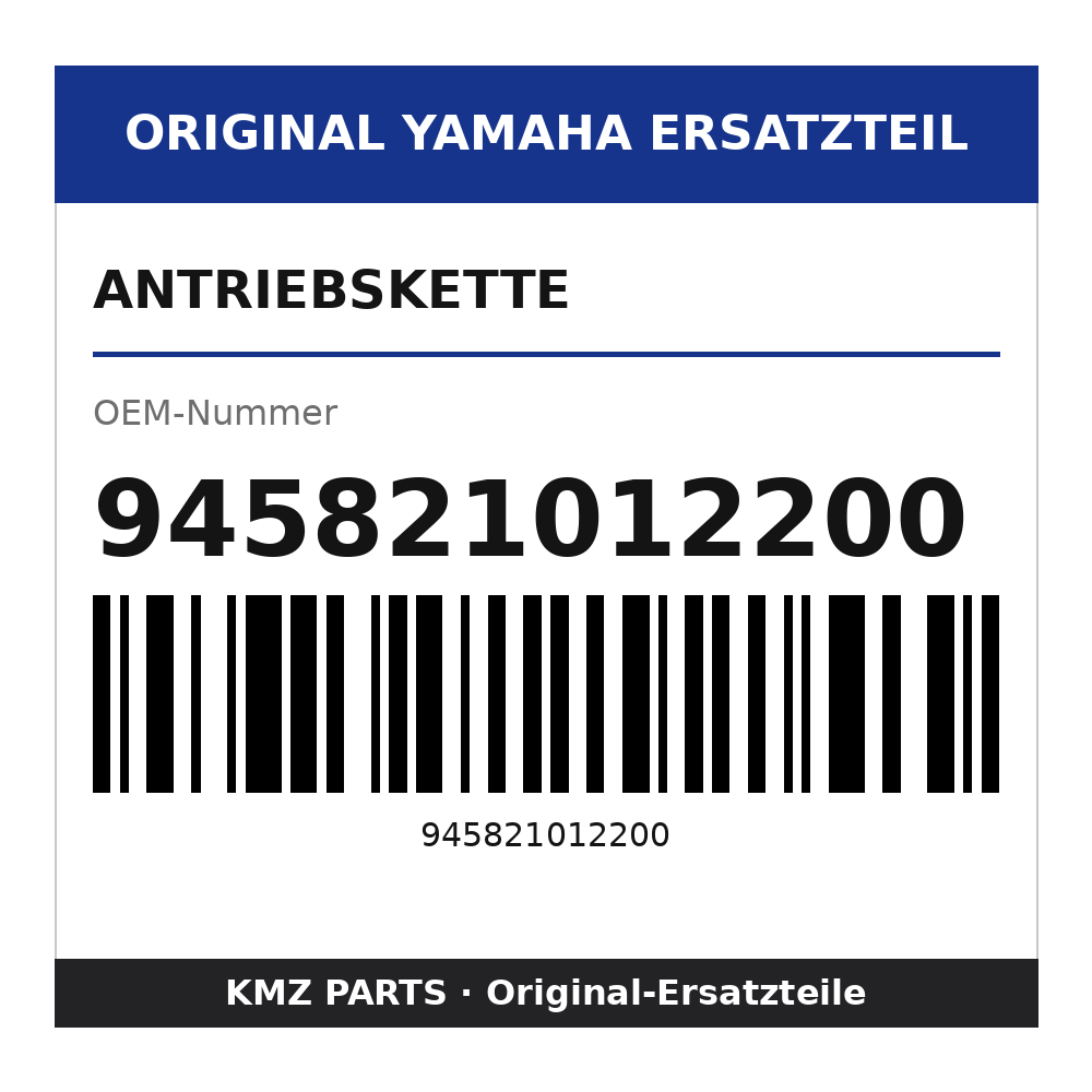 Yamaha Antriebskette 945821012200