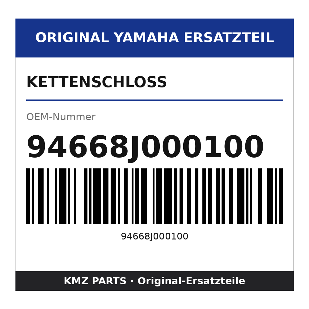 Yamaha Kettenschloss 94668J000100