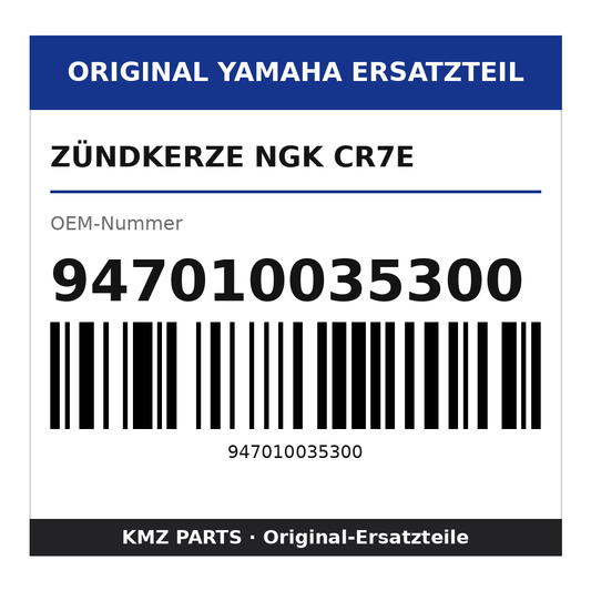 Yamaha Zündkerze NGK CR7E 947010035300