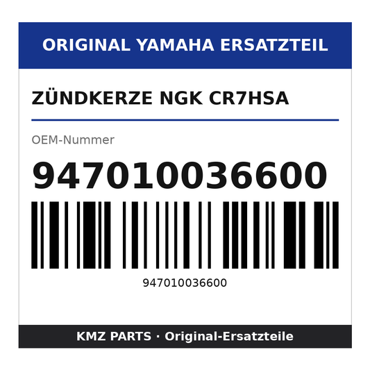 Yamaha Zündkerze NGK CR7HSA 947010036600