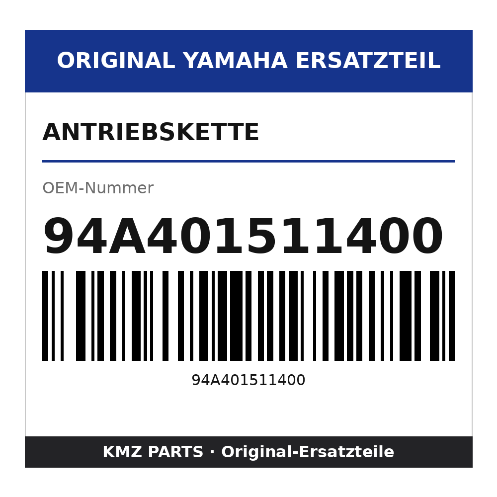 Yamaha Antriebskette 94A401511400