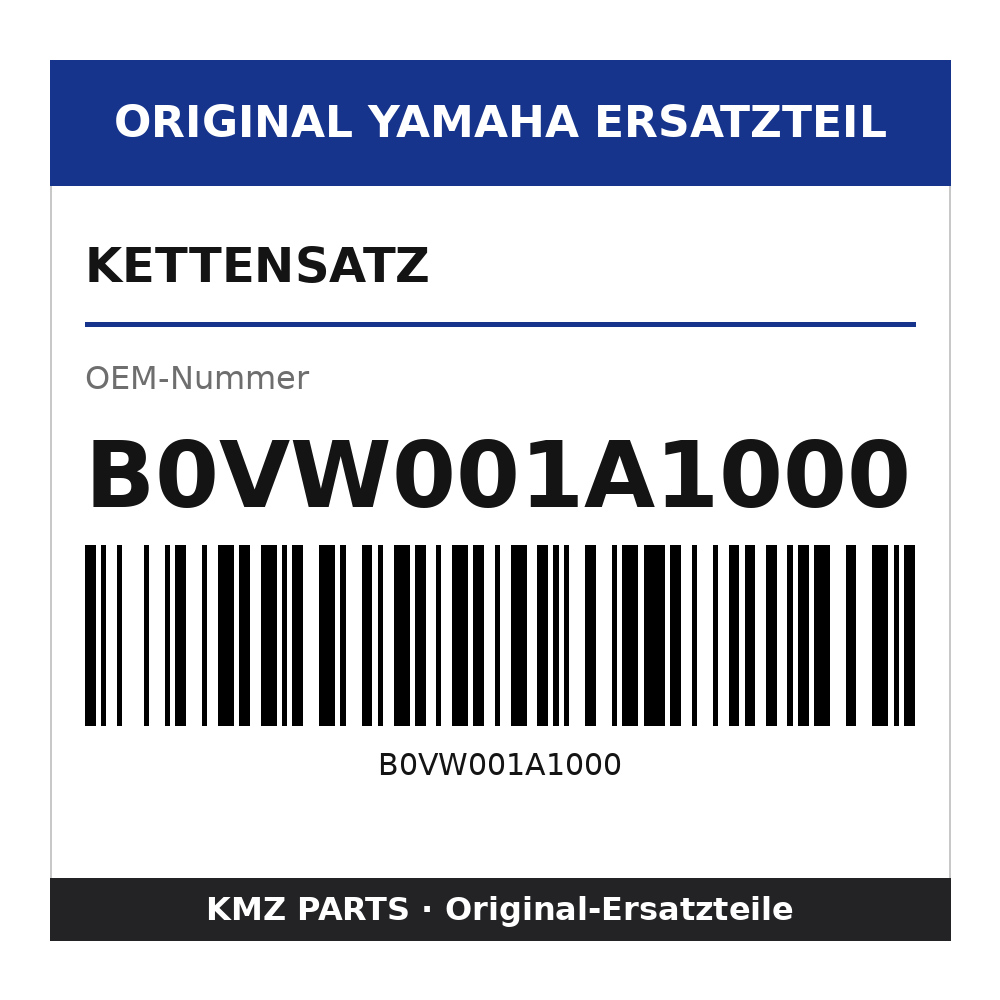 Yamaha Kettensatz B0VW001A1000