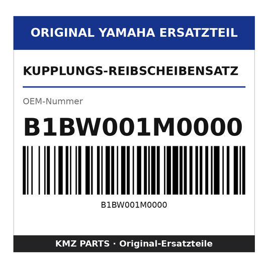 Yamaha Kupplungs-Reibscheibensatz B1BW001M0000