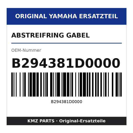 Yamaha Abstreifring Gabel B294381D0000
