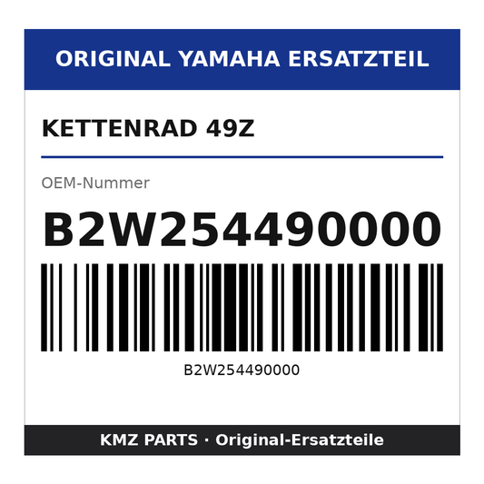 Yamaha Kettenrad 49Z B2W254490000