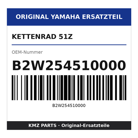 Yamaha Kettenrad 51Z B2W254510000