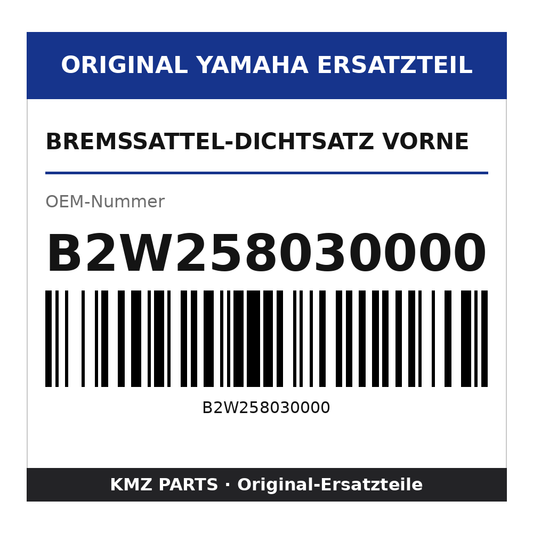 Yamaha Bremssattel-Dichtsatz vorne B2W258030000