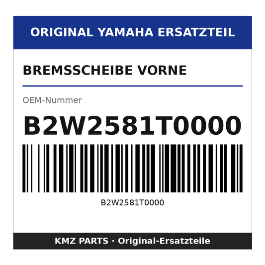 Yamaha Bremsscheibe vorne B2W2581T0000