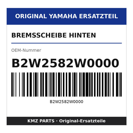 Yamaha Bremsscheibe hinten B2W2582W0000