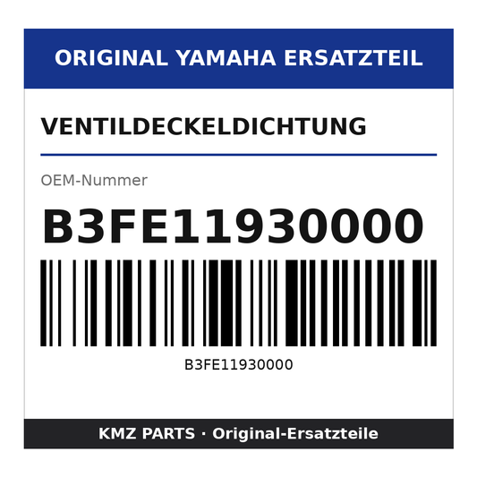 Yamaha Ventildeckeldichtung B3FE11930000