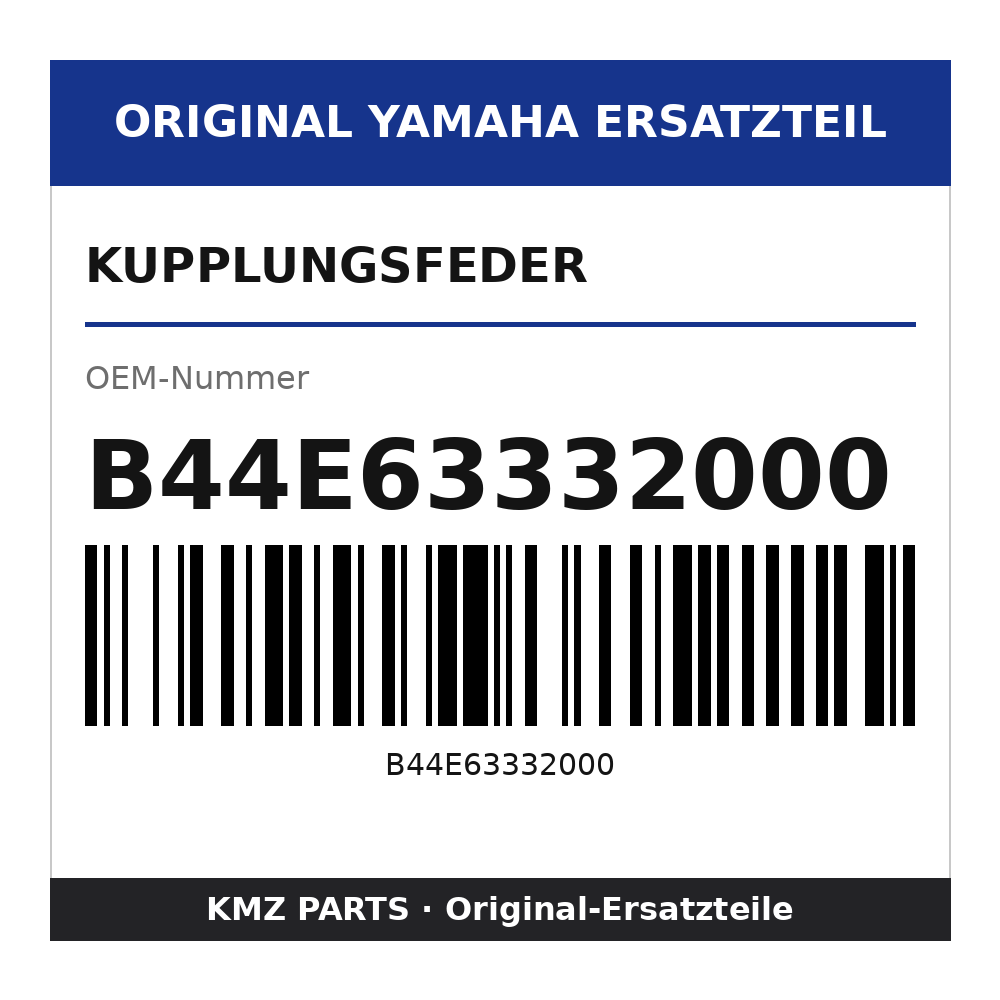 Yamaha Kupplungsfeder B44E63332000