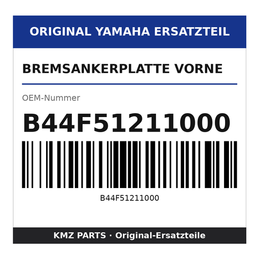 Yamaha Bremsankerplatte vorne B44F51211000