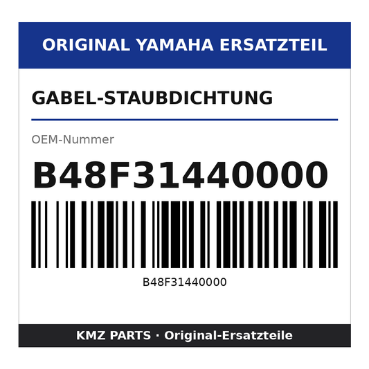Yamaha Gabel-Staubdichtung B48F31440000